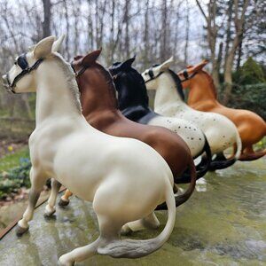Black Horse Ranch Breyer Balking Mules RARE special run